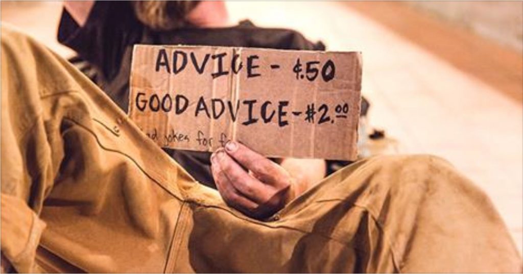Good advice does not have to break the bank