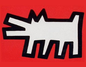 Keith Haring Dog